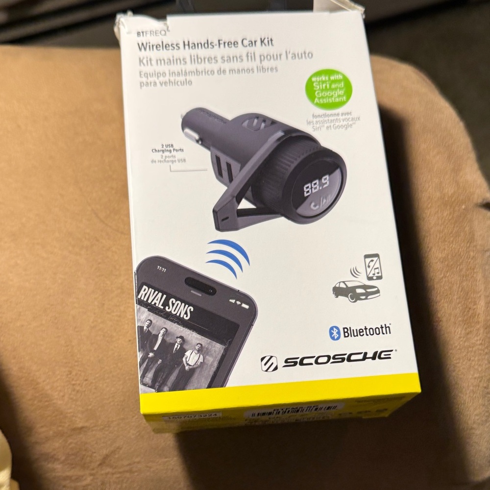 Scosche Wireless Hands-Free Car Kit - Black